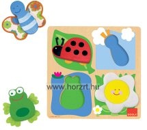 Mit érez Macika? - párosító puzzle, GOULA 24 hó+