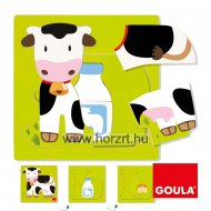 Fejlődés Puzzle - Boci - GOULA - 24 hó+