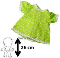 Babaruha- zöld mintás    26cm babára