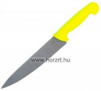 Kenyérvágó kés, 20 cm penge, sárga nyéllel