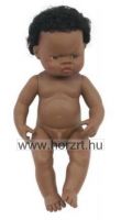 Afrikai baba, fiú, hajas 38 cm  12 hó+