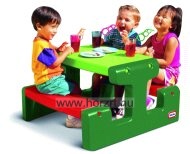 Piknik asztal-Junior, zöld-piros - Little Tikes