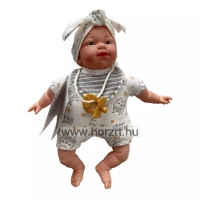 Gyömi baba, rózsaszín ruhában 26 cm - NINES  24 hó+
