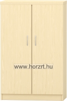 Irodabútor - Ajtós magas szekrény, akasztós, 80x40x190 cm