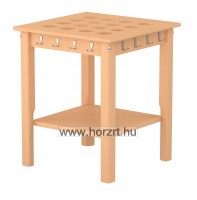 Bölcsődei Téglalap asztal-állítható magasságú 120x67 cm, lekerekített sarkokkal,élekkel ABS élzárással