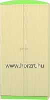 Flóra ajtós szekrény, 50x40x187 cm, juhar
