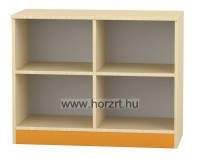 Sziluett Meserét szekrénysor - fehér-juhar