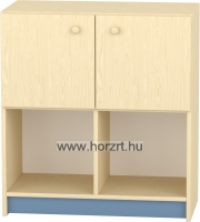 Komfort szekrény II. - 4 fakkos- átlós ajtós pasztellkék