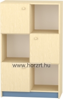 Komfort szekrény  III. - 6 fakkos -mozaik ajtós - pasztellkék