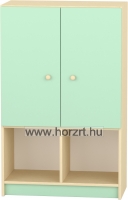 Komfort szekrény II. - 4 fakkos - pasztellsárga