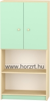 Flóra teleajtós szekrény, 90x40x187 cm, juhar