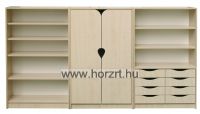Rét szekrénysor 150x40x90 cm