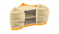 Óvodai görgős tároló - fékezhető - KID típusú ágyakhoz