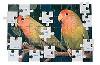 Matematikai puzzle - Kivonás 1000-ig