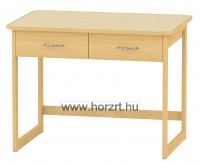 Téglalap asztal bükkfából<br>60x112 cm<br>52 cm magas