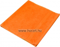 Törölköző, pamut, 70x130 cm, narancssárga