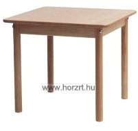 Trapéz asztal bükkfából<br>112x53x40 cm