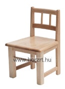 Lili szék - natúr ovis méret - Rakásolható- 34 cm-es ülésmagassággal