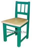 Emese szék-csővázas 34 cm ülésmagasság - zöld vázzal