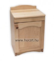 Óvodai négyzet asztal<br>60x60x52 cm, lekerekített sarkokkal, élekkel - juhar