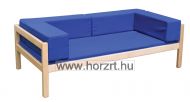 Óvodai Trapéz asztal 118x60x58 cm, lekerekített sarkokkal,élekkel ABS élzárással