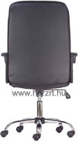 Főnöki bőrfotel, fekete LGA 71CR