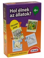 Hol élnek az állatok? - párosító játék