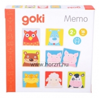 Memória játék - Vidám állatok 24 hó+