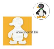 Hama vasalható gyöngyhöz Alaplap Midi - Pingvin