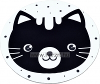 Puhasarok - Fekete-fehér cica tipegőmatrac 6 hó+