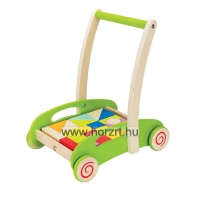 Hape Építőkockás járássegítő - 12 hó+