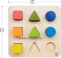 Hape Geometriai Testek kirakója - 18 hó+