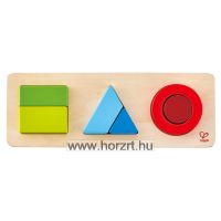 Hape Első forma puzzle kicsiknek-kétoldalas - 18 hó+