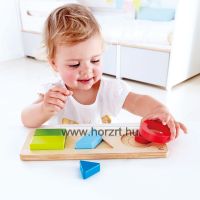 Hape Első forma puzzle kicsiknek-kétoldalas - 18 hó+