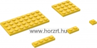 Építőkocka alapkészlet, 500 darabos