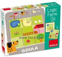 Logikus farm - logikai fejlesztő játék feladatkártyákkal - GOULA