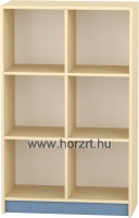 Komfort szekrény  III. - 6 fakkos -mozaik ajtós - acélkék