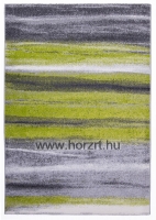 Zöld csíkos szőnyeg 80x150 cm