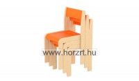 Lili szék<br>Narancs<br>(30 cm ülésmagasság)